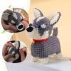 Crochet material pack - Husky crochet doll toy figurine