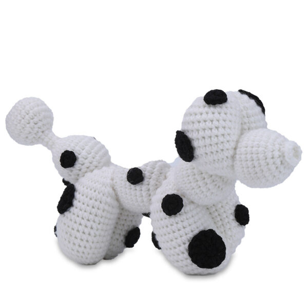 主图-06 Crochet material pack - Balloon dog wool knitting doll DIY animal children's toy display piece
