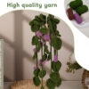 主图-06 Hot-selling new product - purple flower vine hanging basket creative hanging piece hooking material package for DIY handmade crafting