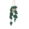 Crochet material package - Potting large green hollow hanging basket for home decoration - In stock now