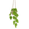 Crochet material pack - Green herringbone hollow hanging basket decorative pot hanging piece