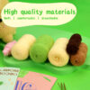 主图-09 Yarn crochet material pack, milk cotton thread, woven blue halo pot plant DIY decoration item