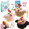 主图-06 Beginner-level DIY knitting kit for children - Ice Stick Yarn Set for Knitting Animal Dolls