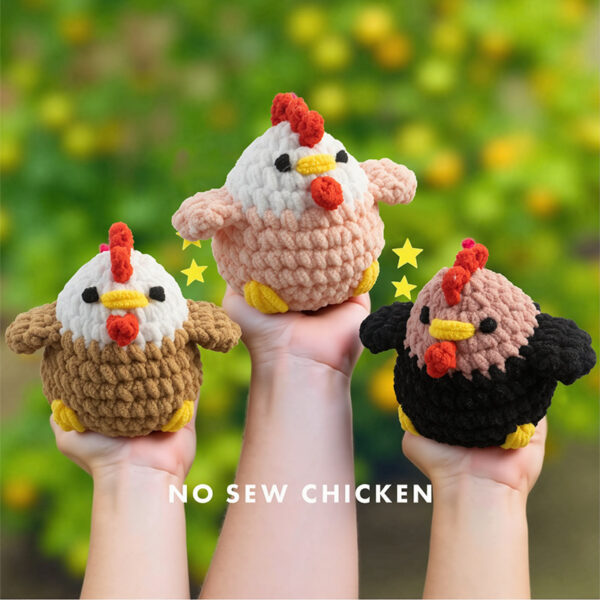 主图-08 Beginner-level DIY knitting kit for children - Ice Stick Yarn Set for Knitting Animal Dolls