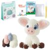 主图-11 Beginner-level DIY knitting kit for children - Ice Stick Yarn Set for Knitting Animal Dolls