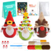 Christmas New Product Hand-knitted Deco Gnome Doll DIY Crochet Yarn Materials Pack