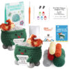 Emotional Card Fire Extinguisher Doll Crochet Material Pack Handmade DIY Knitting Yarn Set