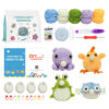 主图-08 New crochet material pack for DIY handmade wool balloon dolls