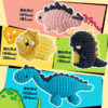 Handmade DIY Dinosaur Doll Crochet Material Pack - Pure Cotton Doll Set