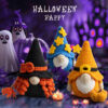 主图-06 New Halloween handmade crochet goblin doll yarn material pack - DIY doll crochet knitting material pack