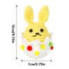 New crochet material pack for DIY hand-knitting Easter rabbit doll crochet yarn knitting bag