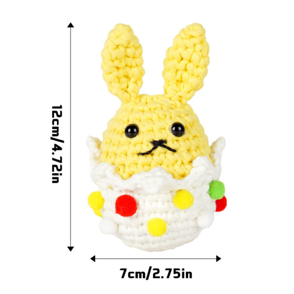 New crochet material pack for DIY hand-knitting Easter rabbit doll crochet yarn knitting bag