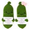 Hot-selling crochet material package for DIY hand-knitted cucumber doll wool ball decorative item