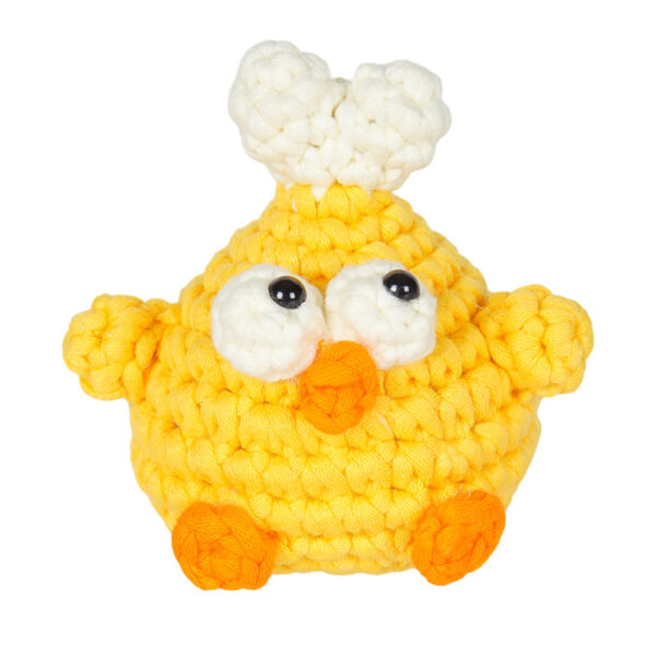 New crochet material pack for DIY handmade small chicken doll keychains and wool balls