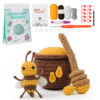New knitting material pack for DIY hand-knitted plush honey pot doll ornaments