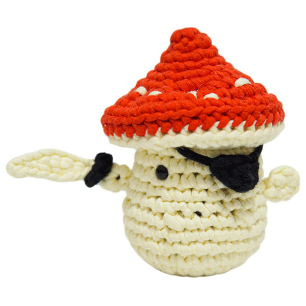 主图-11 New crochet material pack for DIY hand-knitting of wool balls and knitting sets featuring mushrooms