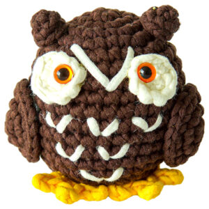 Crochet material pack - Owl doll handmade DIY knitting wool ball set