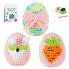 New crochet material pack for DIY handcrafted Easter doll ornaments for both men and women