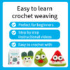 主图-04 New crochet material pack for DIY handmade wool material bag to make fruit toys