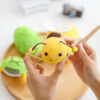 Handmade knitting DIY material package - Cute doll knitting yarn making crochet needles