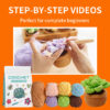 Handmade DIY succulent potting material pack - Knitted with wool - Desktop decorative item