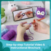 主图-10 Crochet material pack for DIY making of dolls - frogs, owls and rabbits with knitting