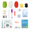 主图-10 Christmas new product crochet material pack for DIY hand-knitted thick thread doll crafting