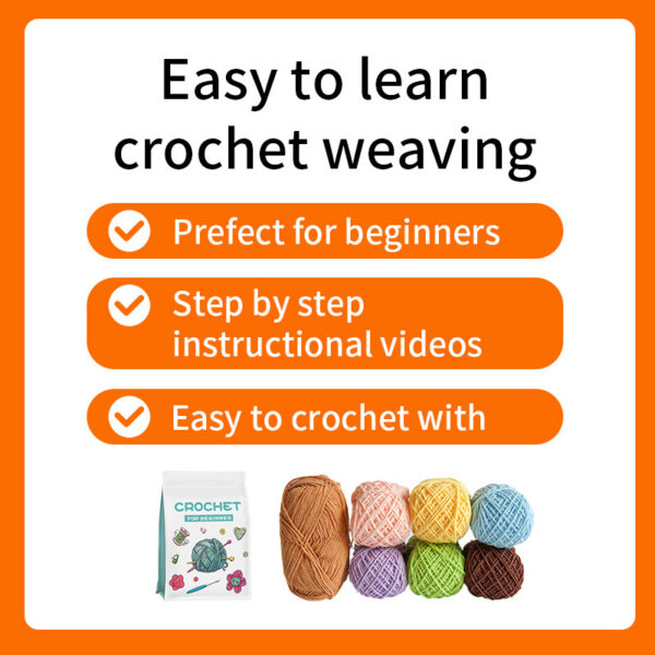 Handmade DIY succulent potting material pack - Knitted with wool - Desktop decorative item