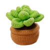 Handmade DIY succulent potting material pack - Knitted with wool - Desktop decorative item