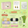 主图-07 New crochet kit material pack - doll bees and butterflies - no forked stems - cotton stuffing - handcrafted - DIY weaving