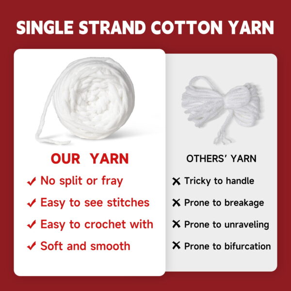 New wool knitting kit set with Christmas bear ornament for DIY hand-knitting, cute and adorable.