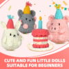 Crochet kit, material pack, doll birthday party, handicraft DIY knitting