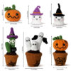 Crochet kit, material pack, doll, Halloween plant pot, handicraft DIY, weaving