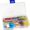 Complete Knitting Tools Kit in Portable Case – 15-Piece Essential Accessories Set with Stitch Markers, Needles, Gauge & More | Perfect Gift for Beginner & Experienced Knitters