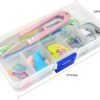 Complete Knitting Tools Kit in Portable Case – 15-Piece Essential Accessories Set with Stitch Markers, Needles, Gauge & More | Perfect Gift for Beginner & Experienced Knitters