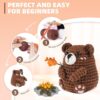 Polar & Brown Bears Crochet Kit for Beginners - Complete Starter Set with Easy Yarn & Step-by-Step Video | Learn to Crochet, Perfect Holiday & Birthday Gift for Adults