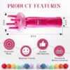 Pink Portable Cord Maker & Fringe Twister Machine for Craft Yarn – Handheld DIY Rope Braider, Beginner-Friendly with Video Tutorial
