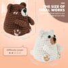 Polar & Brown Bears Crochet Kit for Beginners - Complete Starter Set with Easy Yarn & Step-by-Step Video | Learn to Crochet, Perfect Holiday & Birthday Gift for Adults
