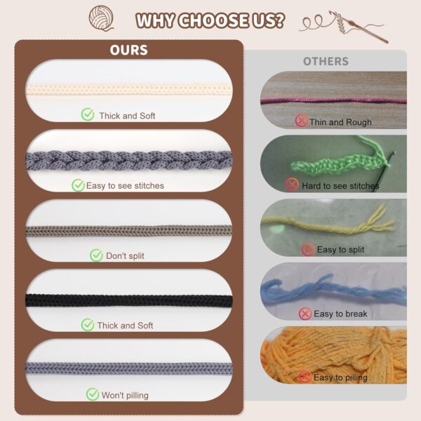 71vcRlAqmwL._AC_SL1500_ 27-Piece Crochet Basket Starter Kit for Beginners | Complete Knitting & Crochet Set with Yarn, Hook, Tools & Illustrated Guide | DIY Storage Basket Making Kit for Home Deco