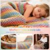 81Ajwzv32HL._AC_SL1500_ Beginner Crochet Blanket Kit – Make Your Own Soft Rainbow Gradient Throw | Includes Detailed Video Tutorials, Premium Yarn & All Tools | DIY Cozy Gift & Home Craft Set
