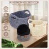 81z6BdJ4A2L._AC_SL1500_ 27-Piece Crochet Basket Starter Kit for Beginners | Complete Knitting & Crochet Set with Yarn, Hook, Tools & Illustrated Guide | DIY Storage Basket Making Kit for Home Deco