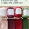 Flora Cotton Washcloth Knitting Kit for Beginners | Complete Starter Set with 100% Cotton Yarn, Circular Needles & Video Tutorials | Mindful Crafting & Relaxation Gift