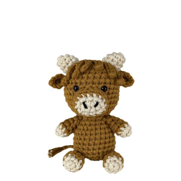 O1CN015QDtMy1TEoBCtJ1Cx_!!2219055272351-0-cib Highland Cow Crochet Material Pack - Handmade DIY Knitting Kit