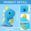 Dinosaur Crochet Material Pack - Adult Beginner Crochet Kit