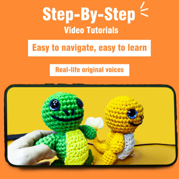 Highland Cow Crochet Material Pack - Handmade DIY Knitting Kit