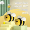 O1CN01cuRWH01TEoAf8nftk_!!2219055272351-0-cib Crochet wool bee craft material pack