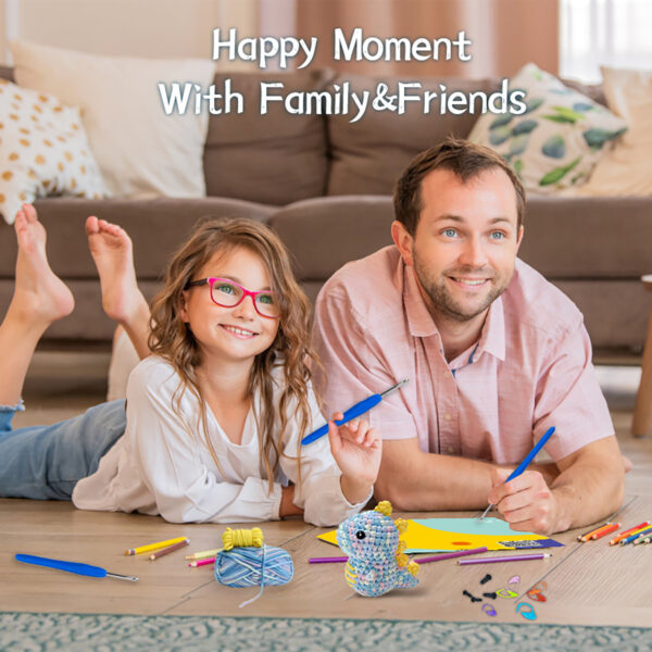 Crochet Doll - Dinosaur Handmade Knitting Materials Pack