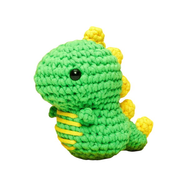Dinosaur Crochet Material Pack - Adult Beginner Crochet Kit