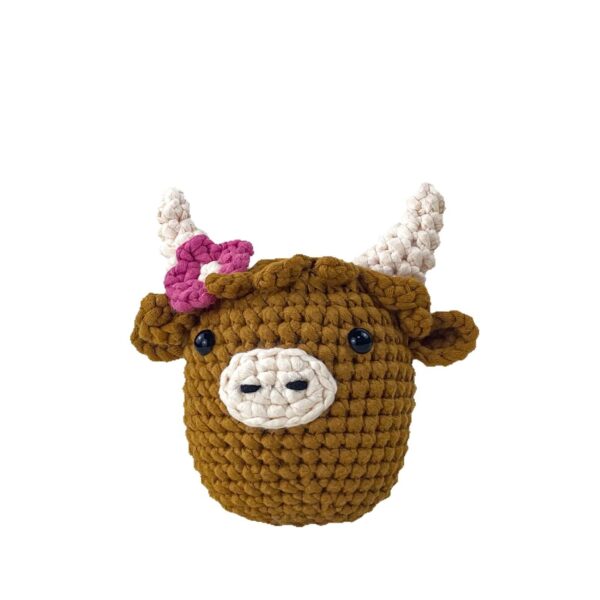 O1CN01oC8nco1TEoCE8gGsy_!!2219055272351-0-cib Highland Cow Crochet Material Pack - Handmade DIY Knitting Kit