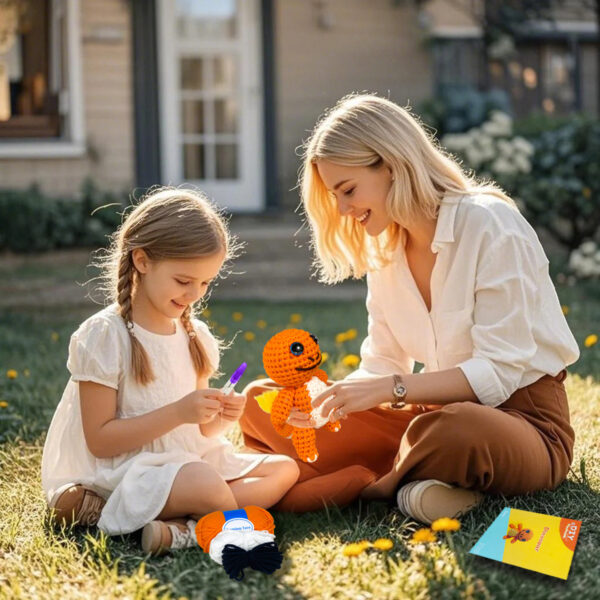 Highland Cow Crochet Material Pack - Handmade DIY Knitting Kit